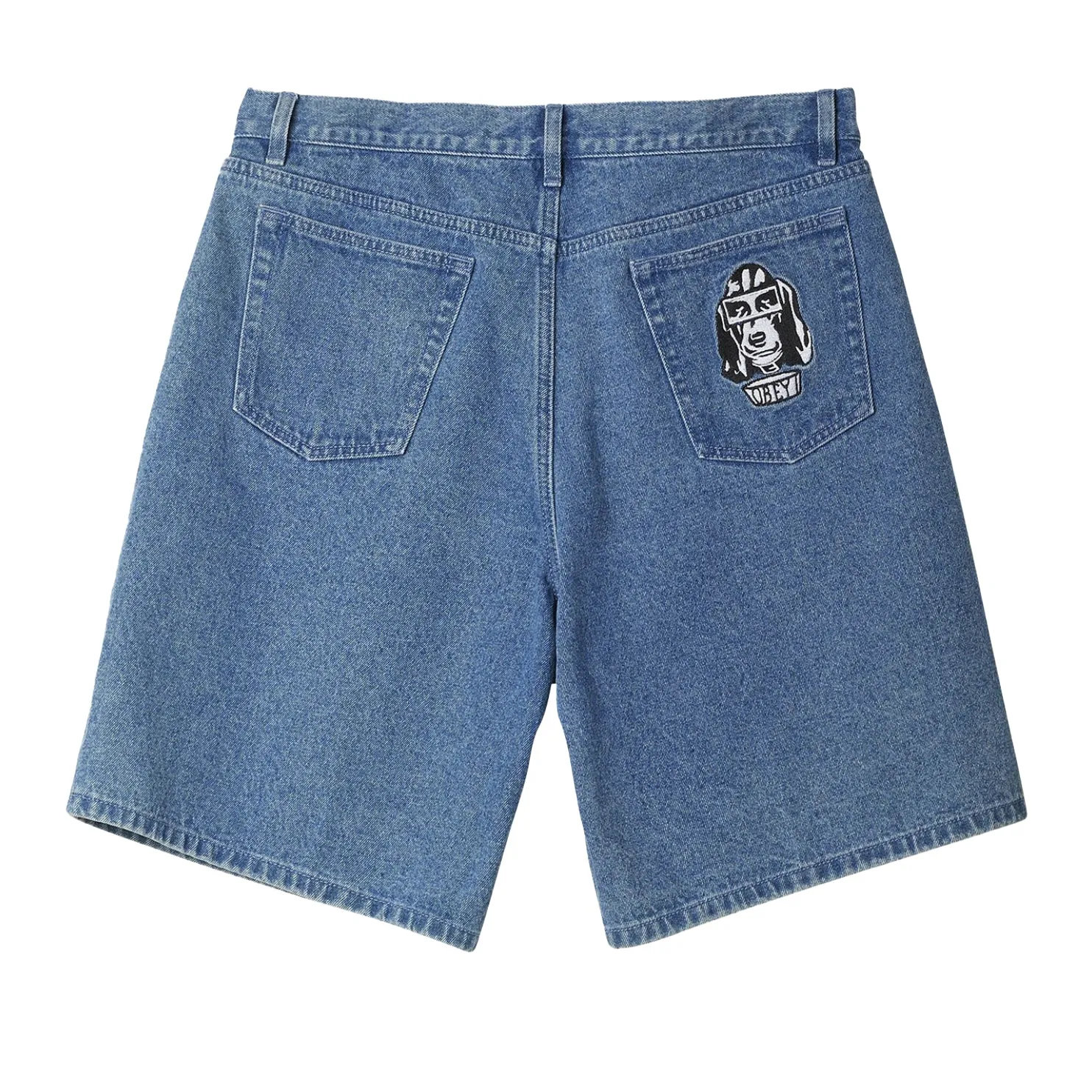 Bigwig Baggy Denim Short Light Indigo