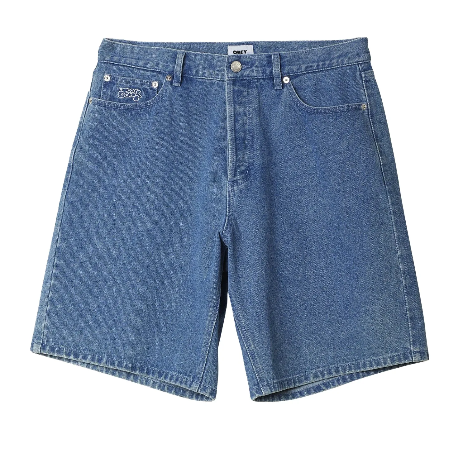 Bigwig Baggy Denim Short Light Indigo