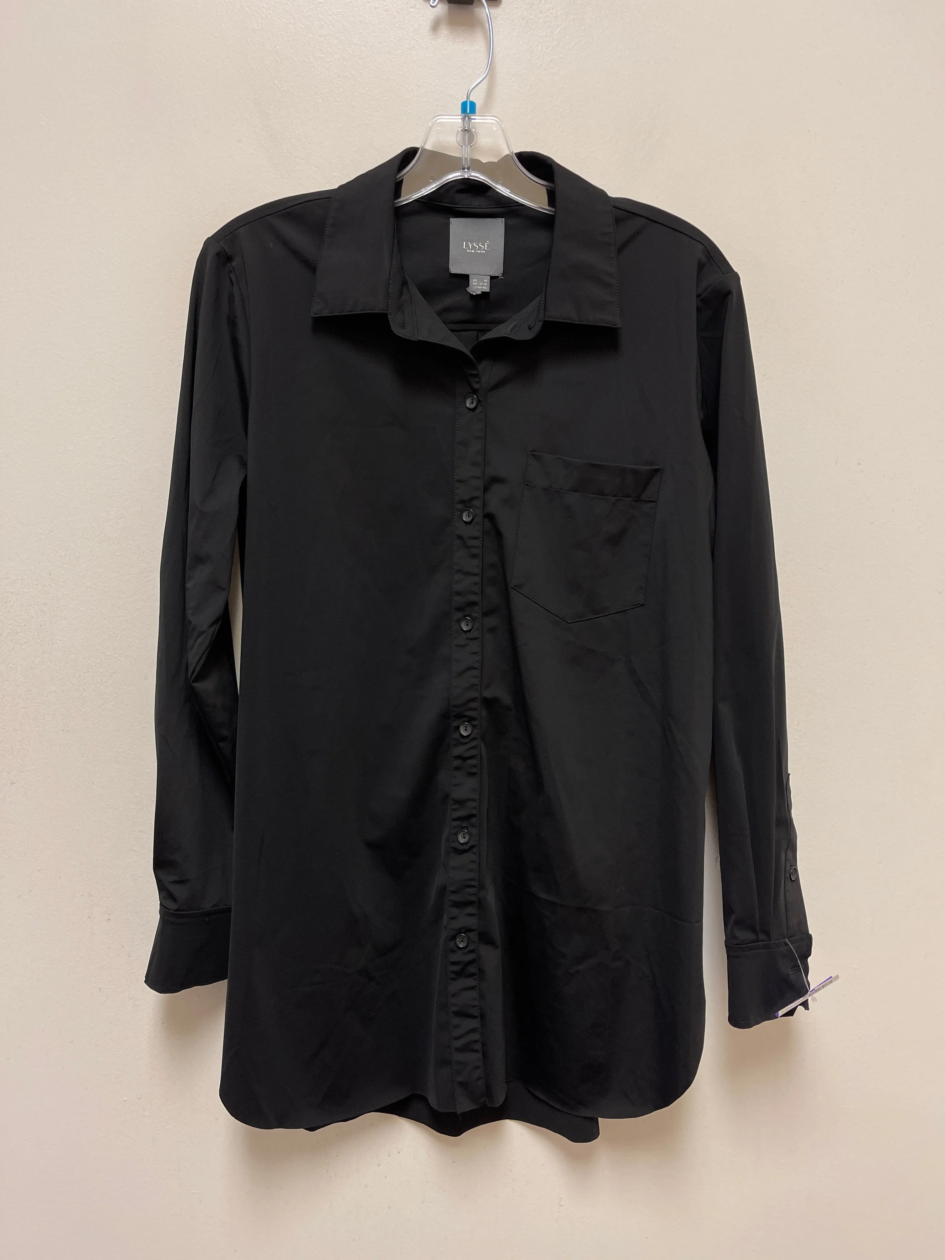 Black Blouse Long Sleeve Lysse, Size M