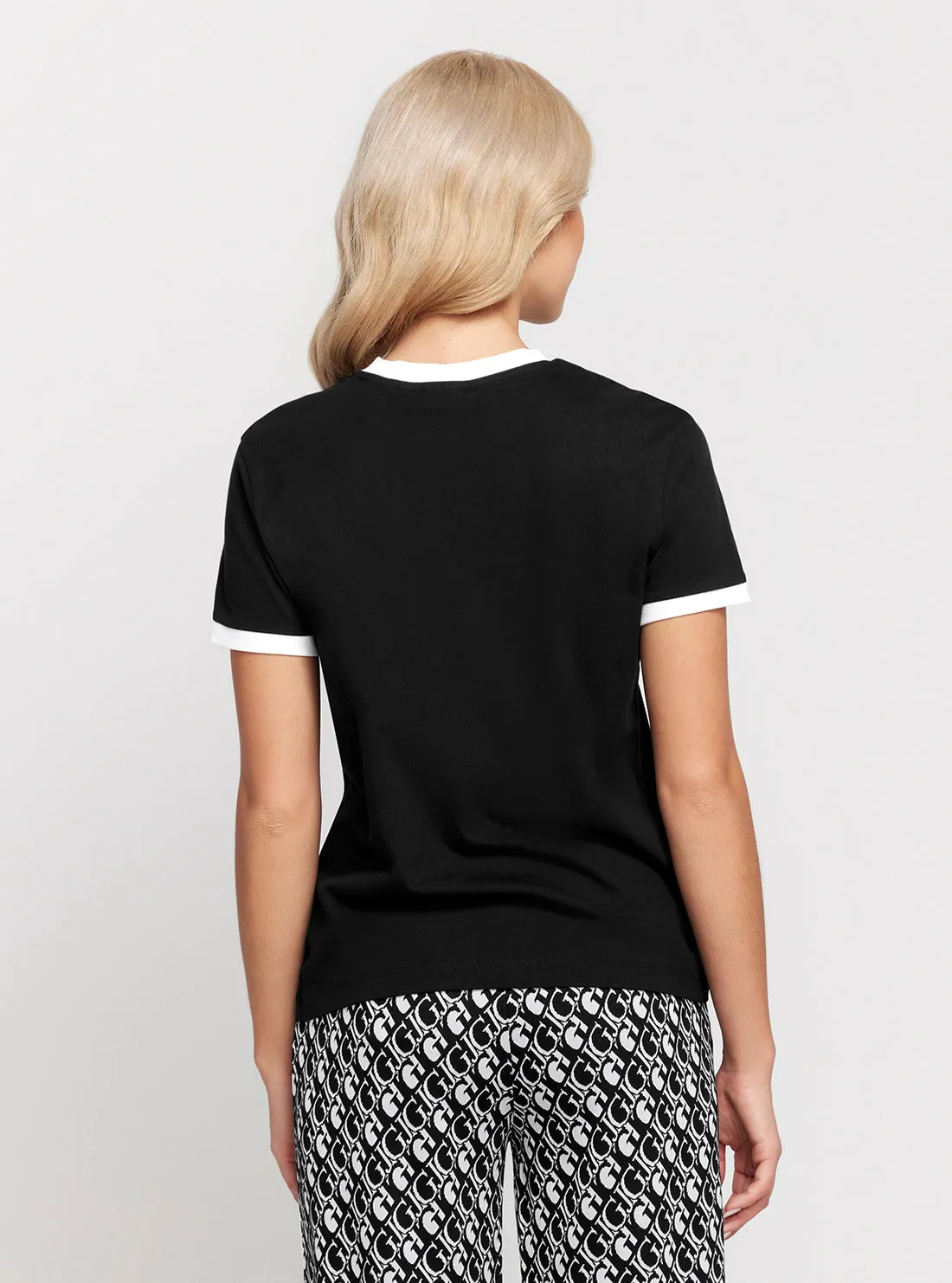 Black Caryl Short Sleeve T-Shirt