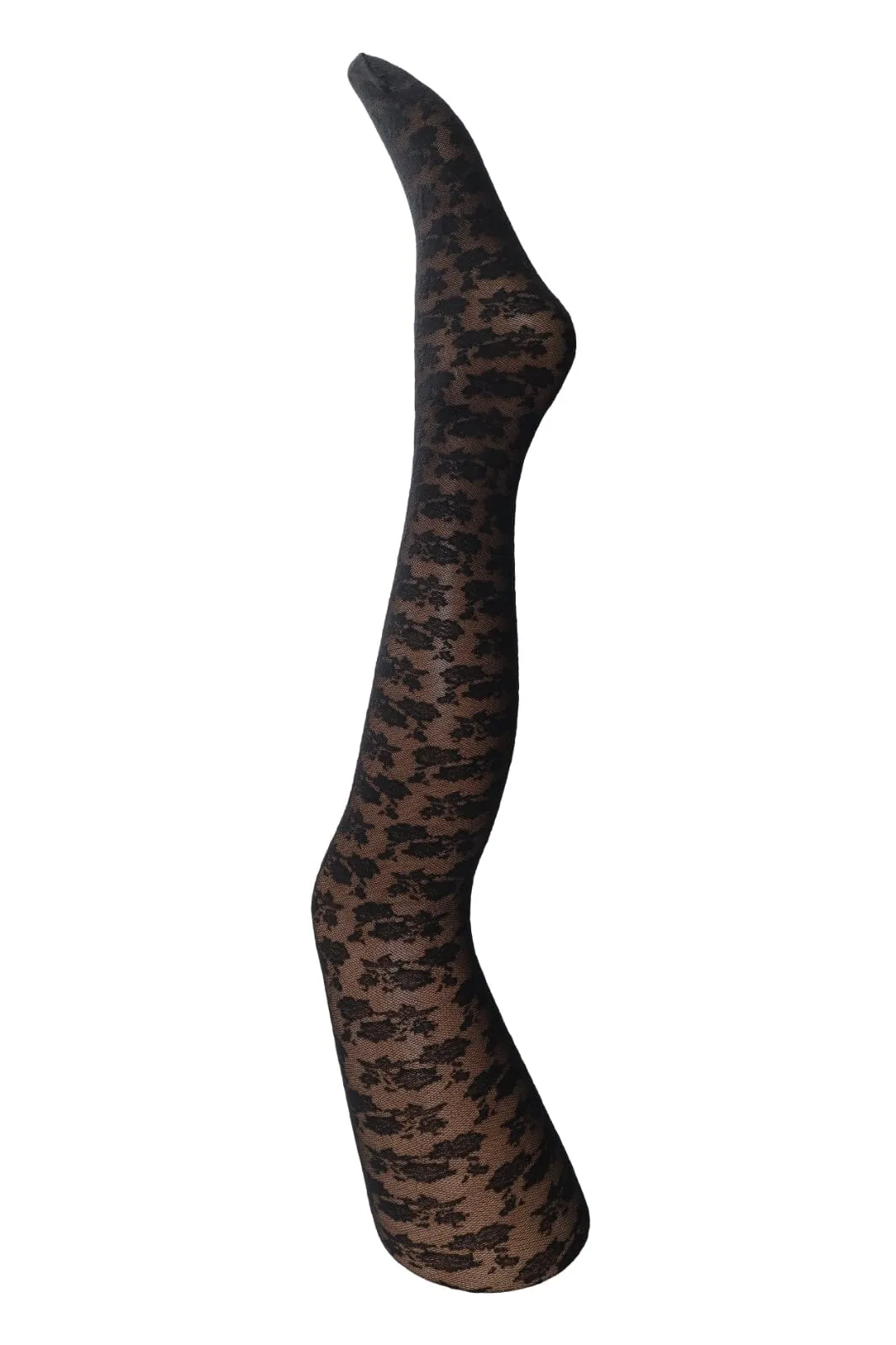 Black Colour - Bcflower Lace Tights - Black