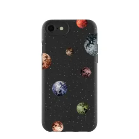 Black Deep Space iPhone 6/6s/7/8/SE Case