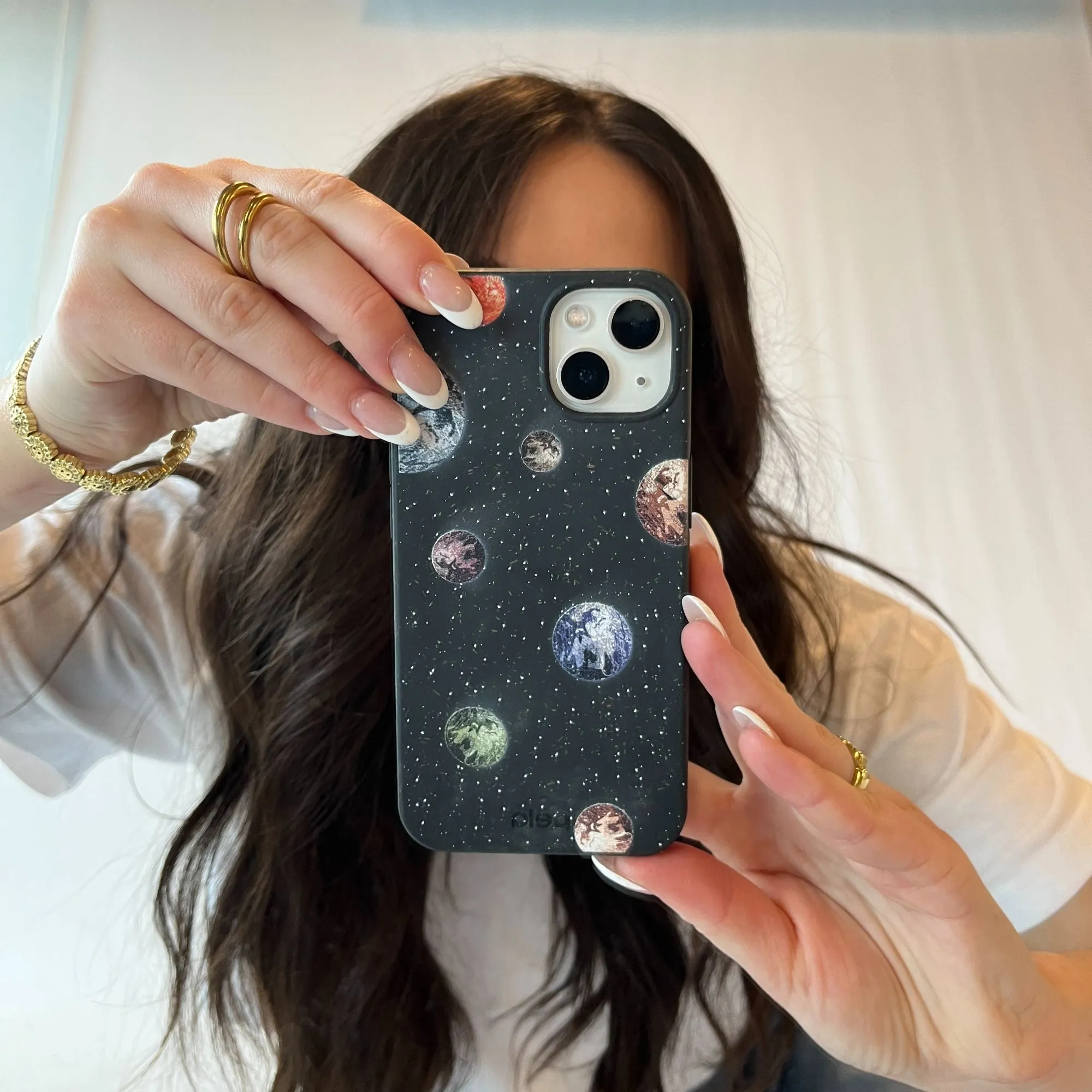 Black Deep Space iPhone 6/6s/7/8/SE Case