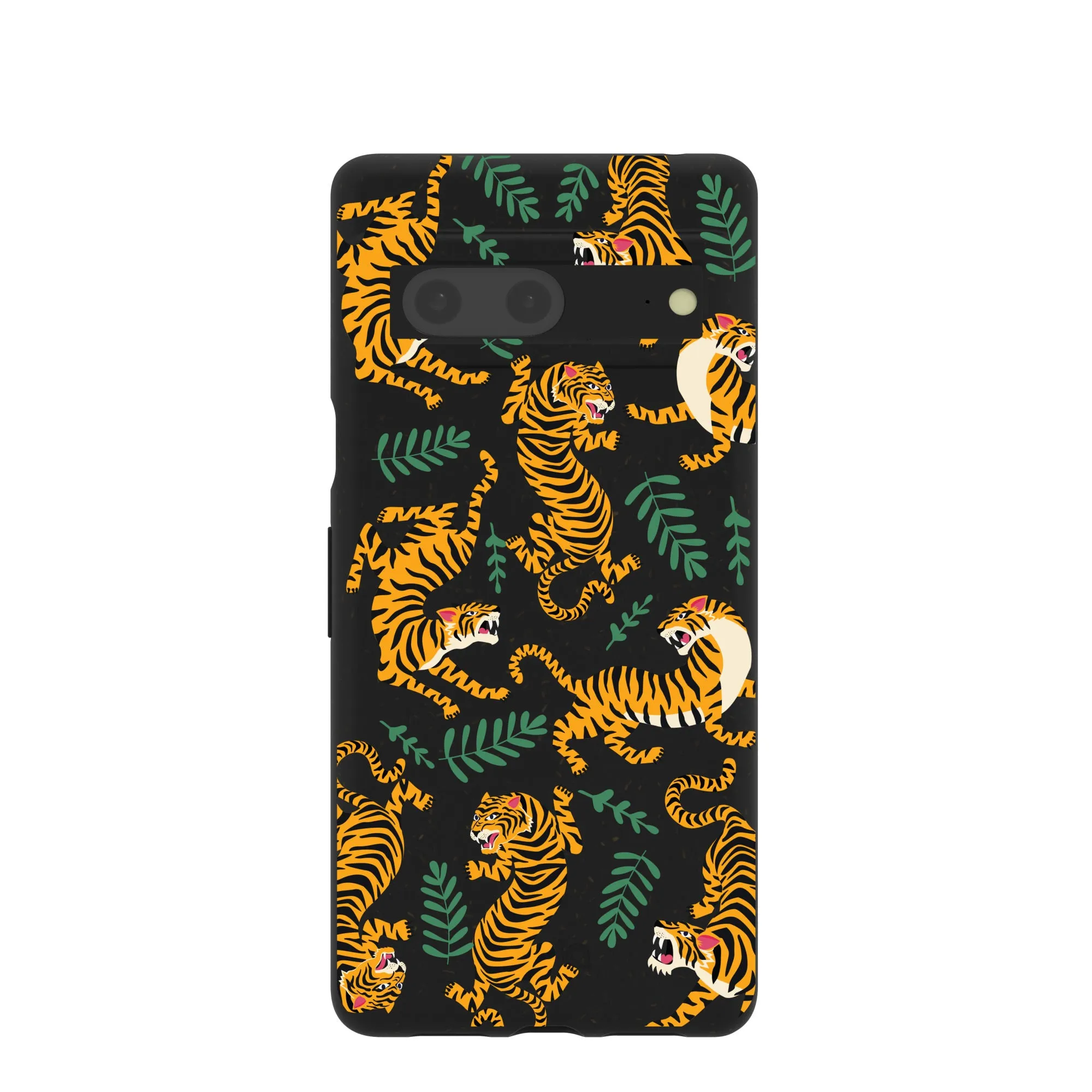 Black Playful Tigers Google Pixel 7 Case