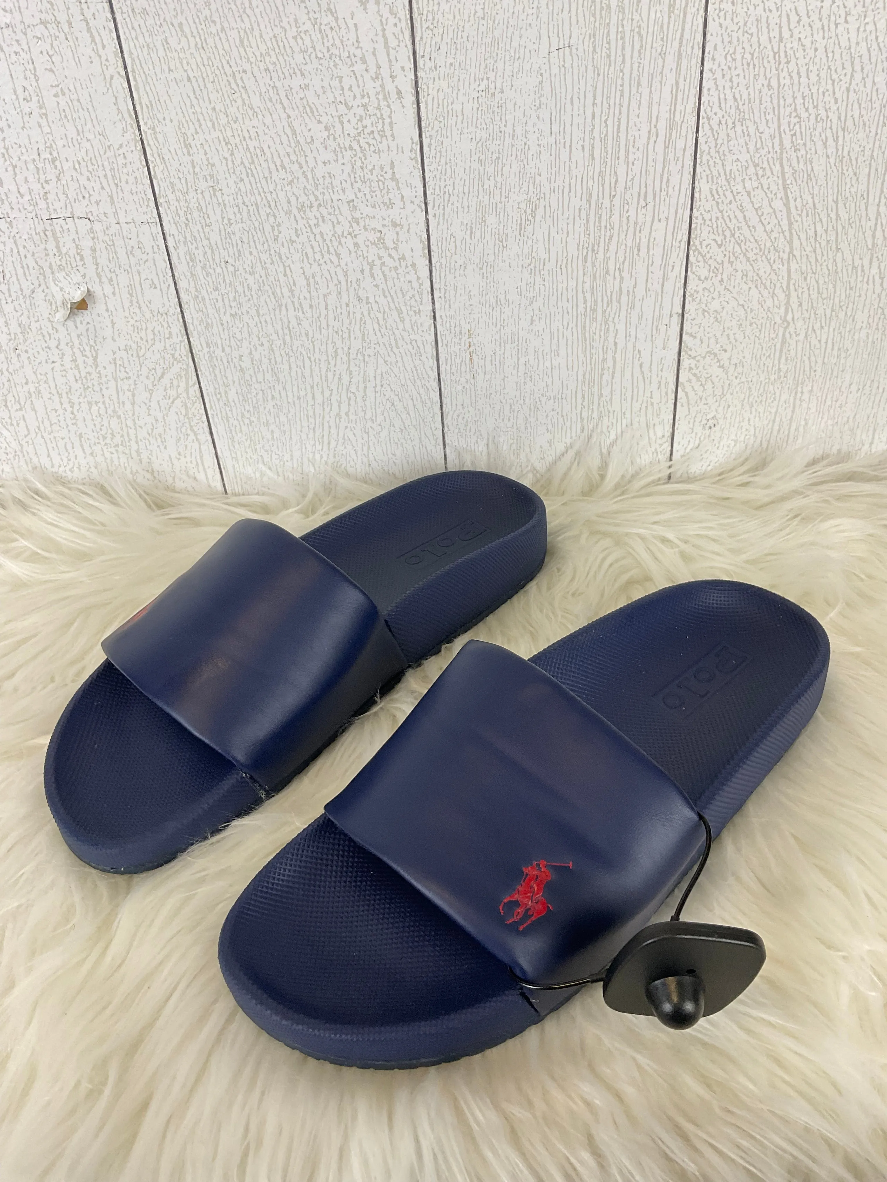 Blue Sandals Flats Polo Ralph Lauren, Size 9