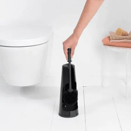 Brabantia Toilet Accessory Set of 3 - Matt Black | 280603