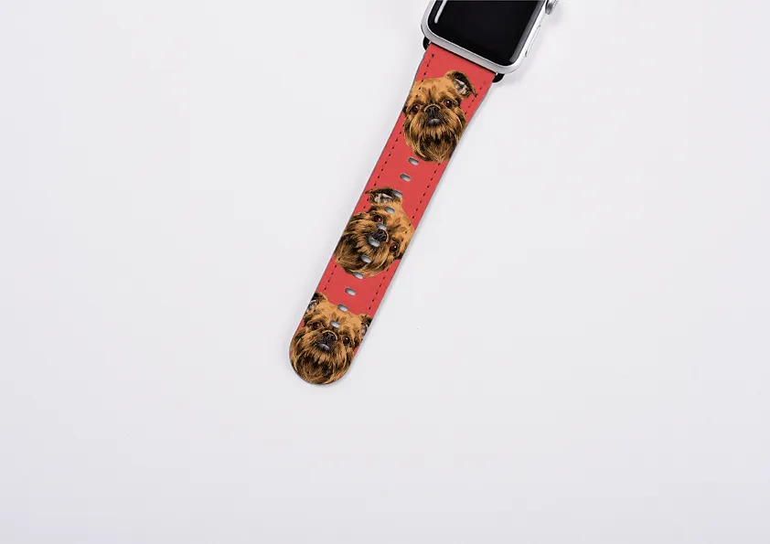 Brussels Griffon Soho Orange Apple Watch Strap