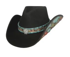 Bullhide Ladies Crazy Beautiful Felt Cowgirl Hat Style 0785BL