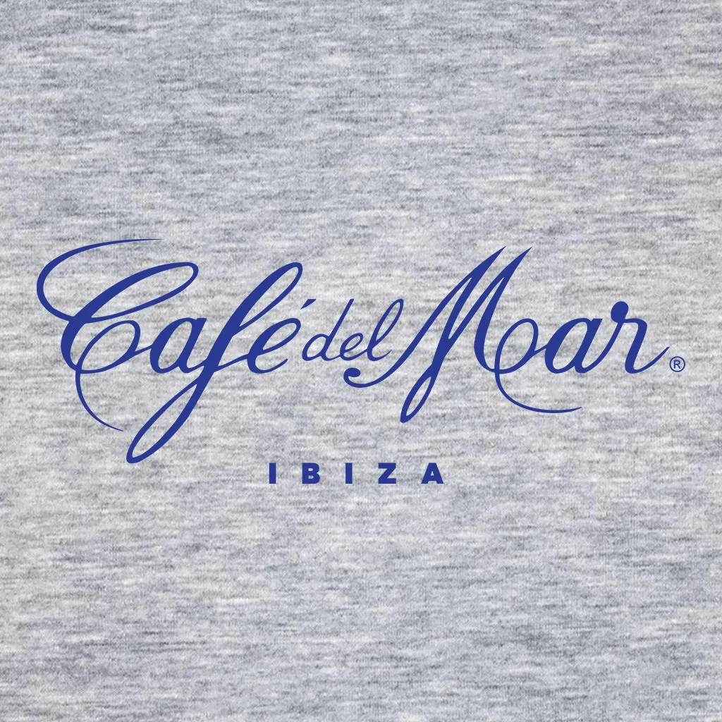 Café del Mar Ibiza Small Blue Logo Women's Iconic Fitted T-Shirt