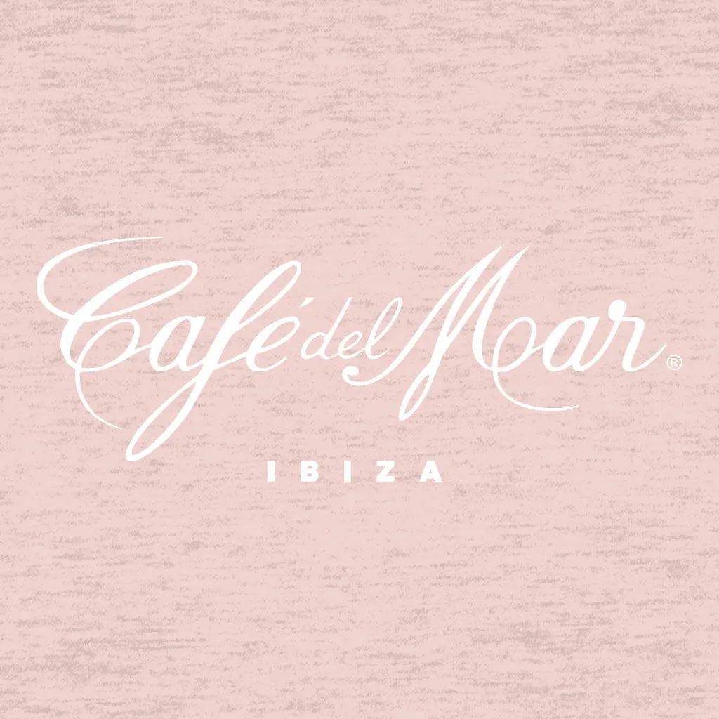 Café del Mar Ibiza Small White Logo Women's Iconic Fitted T-Shirt