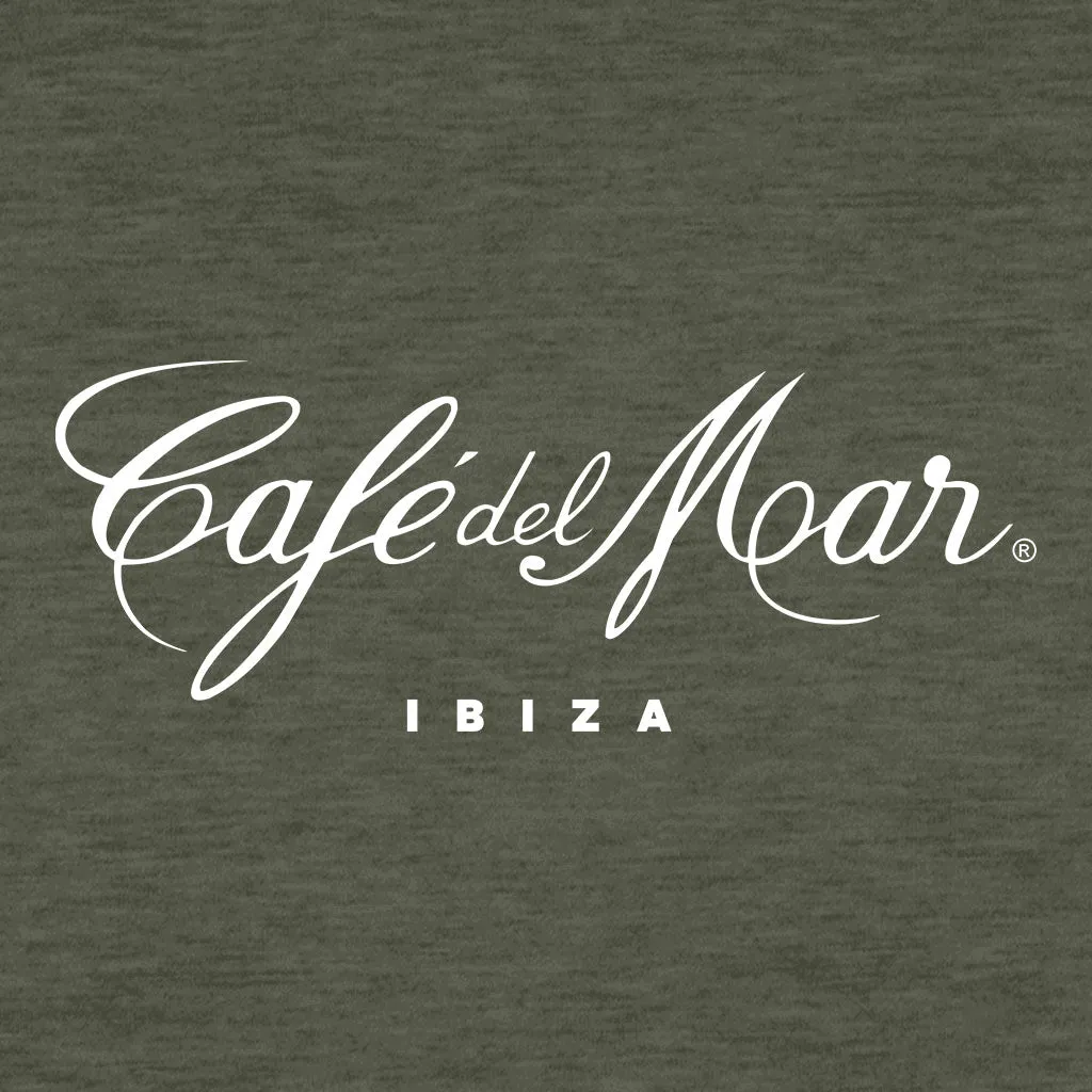 Café del Mar Ibiza Small White Logo Women's Iconic Fitted T-Shirt