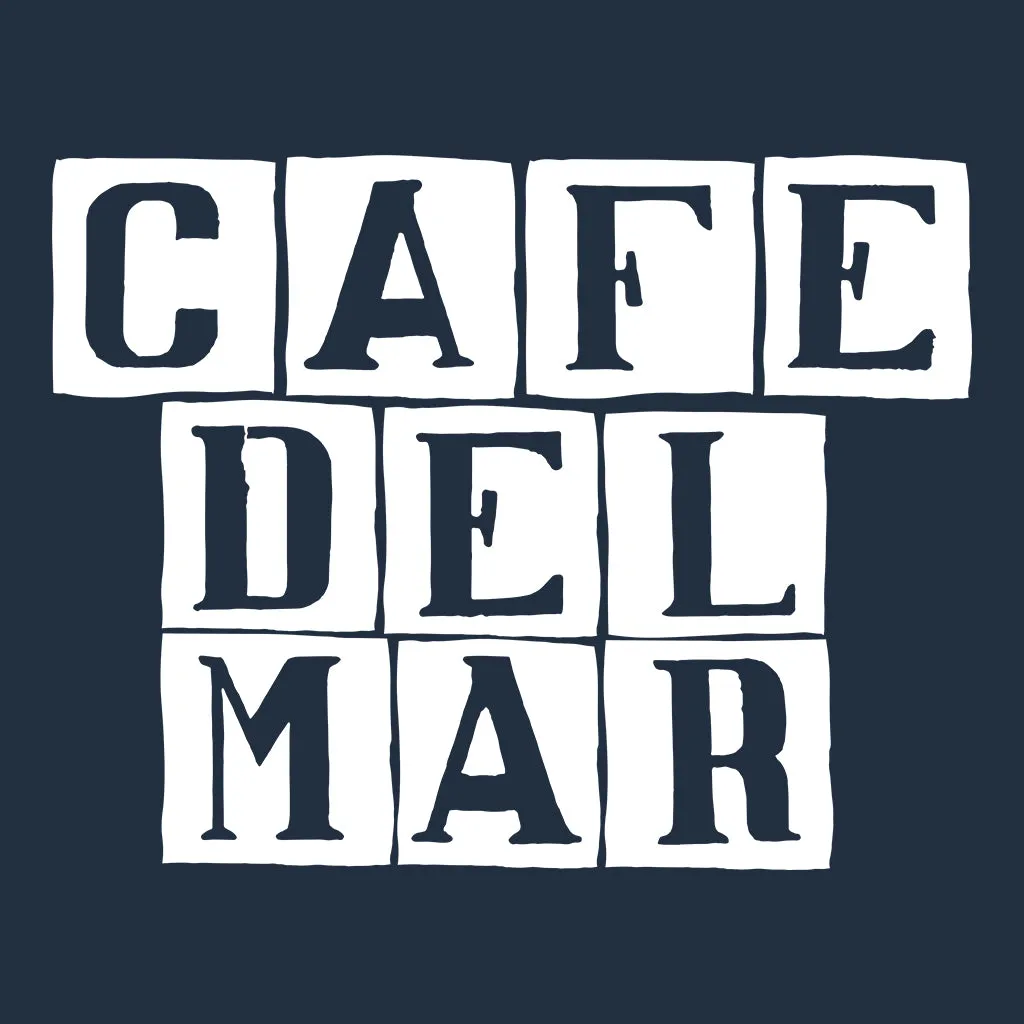 Café del Mar White Tile Logo Men's Organic T-Shirt