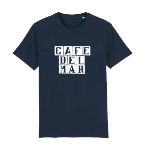 Café del Mar White Tile Logo Men's Organic T-Shirt