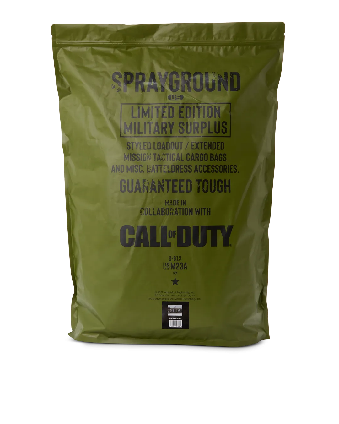 CALL OF DUTY SHARK TORPEDO DUFFLE