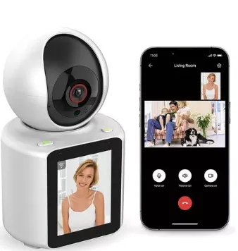 CAMARA DE SEGURIDAD 360 WI-FI C0N PANTALLA