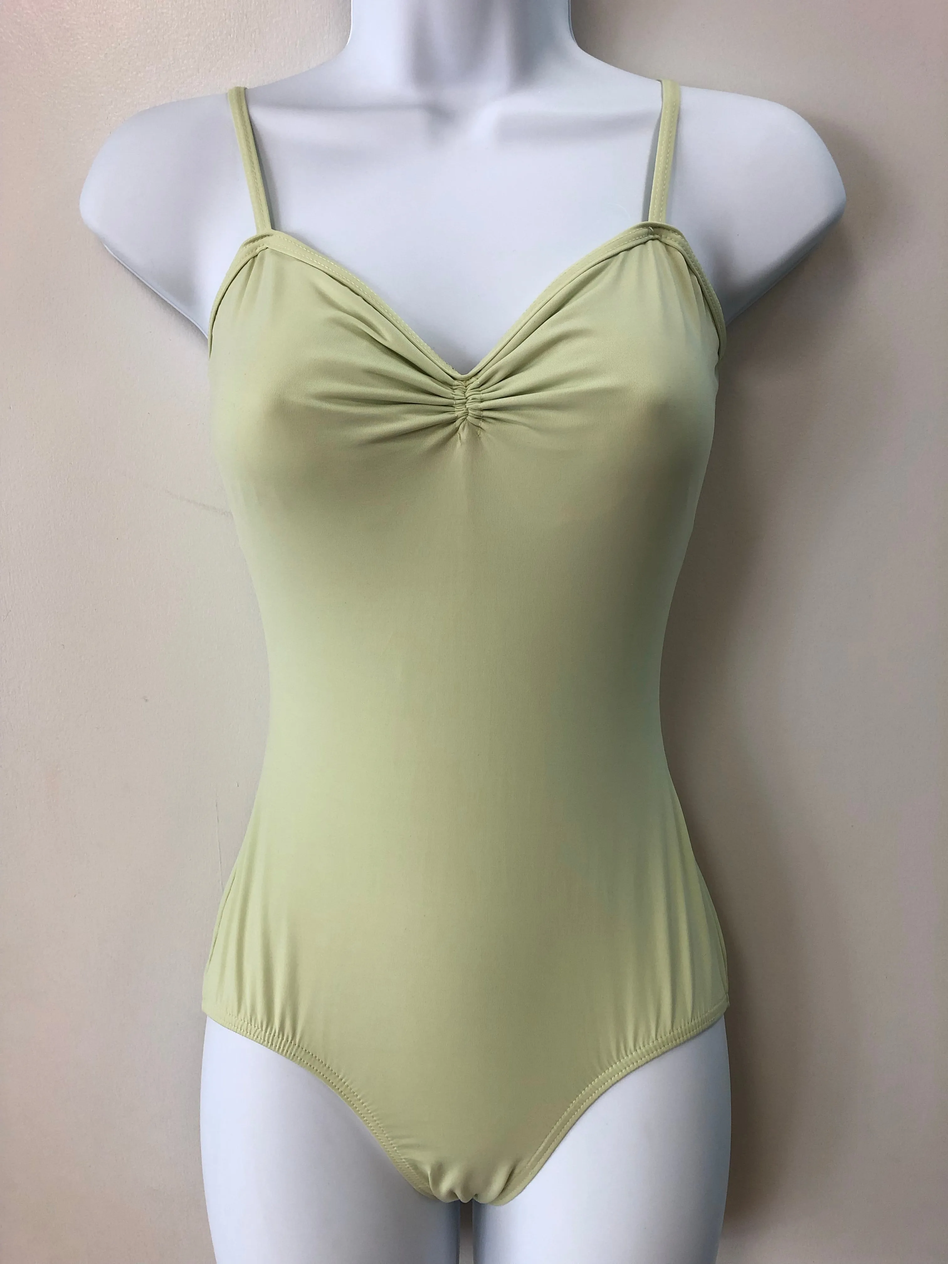 Camisole Sweetheart Neck Leotard Adult Medium - Celery Green P335