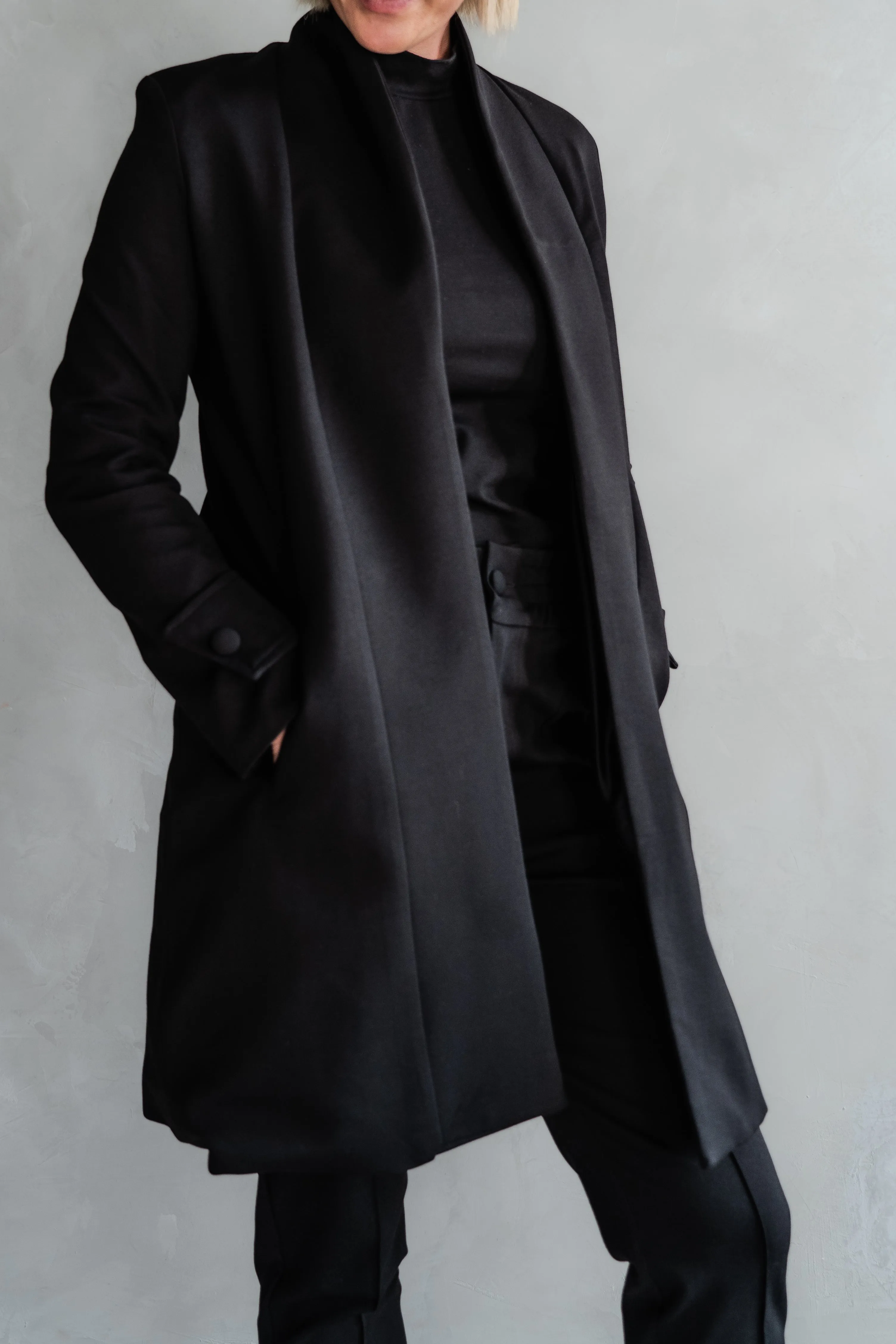 Canada Coat Ponte | Black