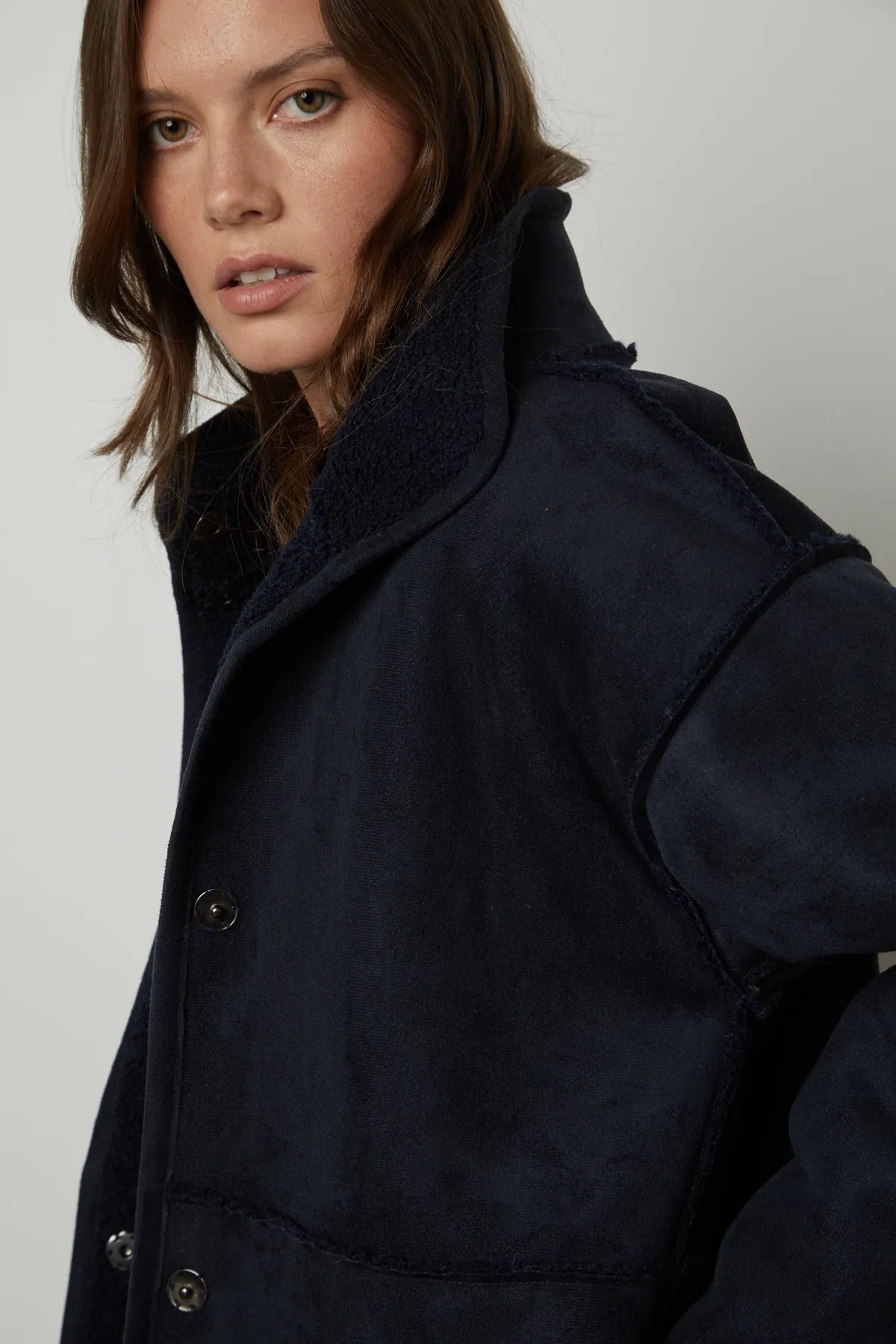 CARA LUX SHERPA REVERSIBLE JACKET