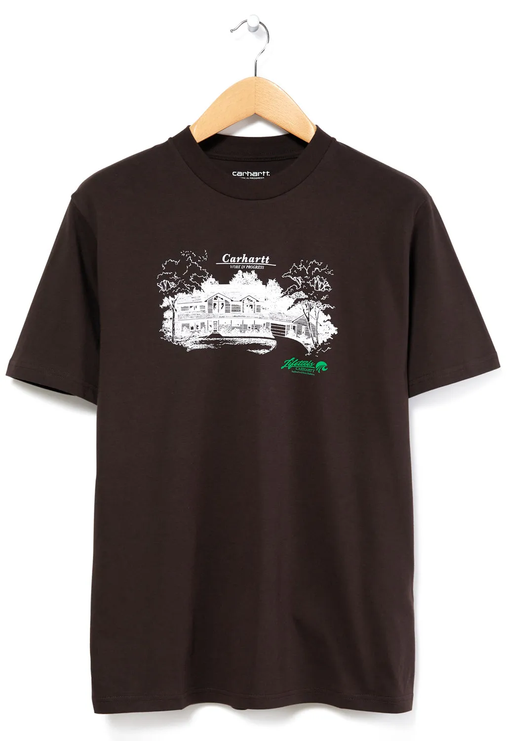 Carhartt WIP Men's Home Builders T-Shirt - Dark Umber