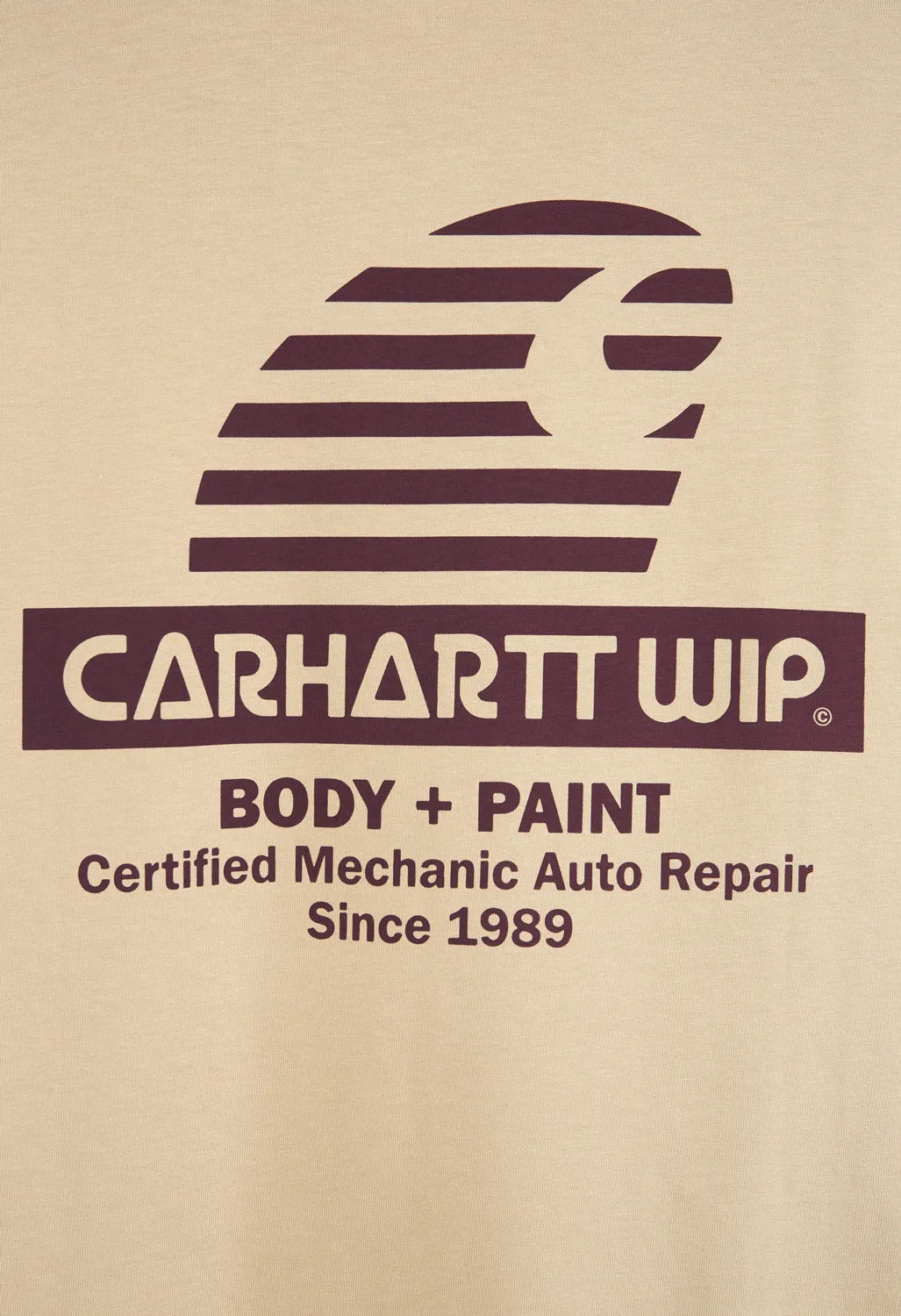 Carhartt WIP Men's Mechanic T-Shirt - Wall/Dark Plum