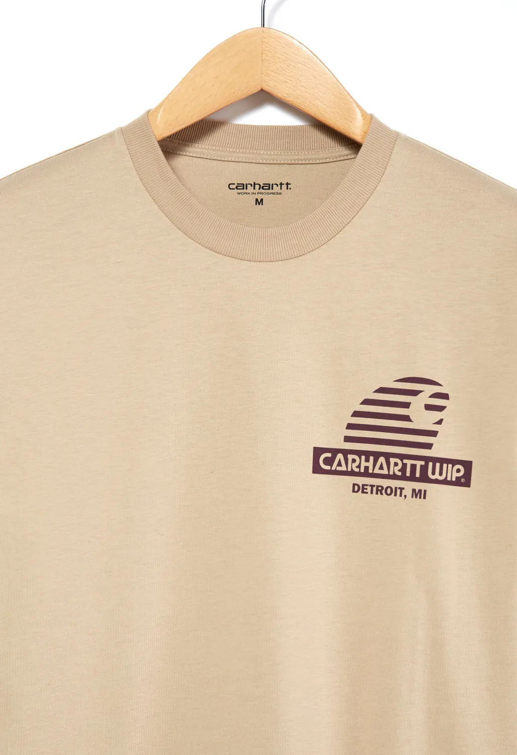 Carhartt WIP Men's Mechanic T-Shirt - Wall/Dark Plum