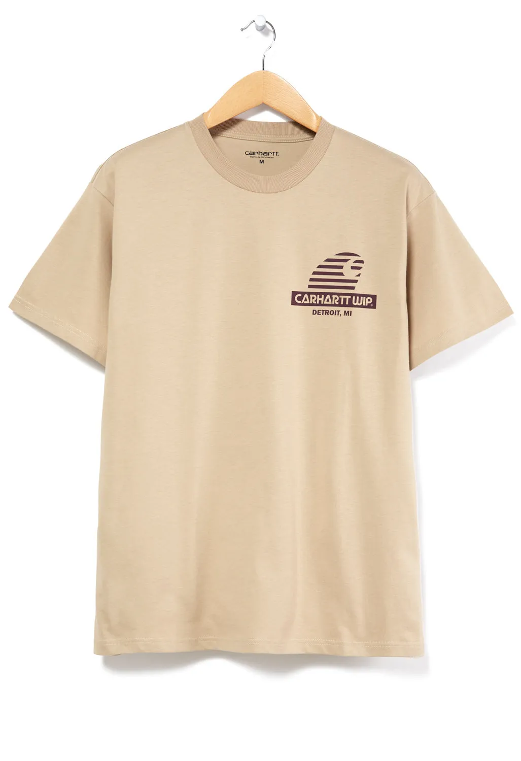 Carhartt WIP Men's Mechanic T-Shirt - Wall/Dark Plum