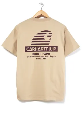 Carhartt WIP Men's Mechanic T-Shirt - Wall/Dark Plum