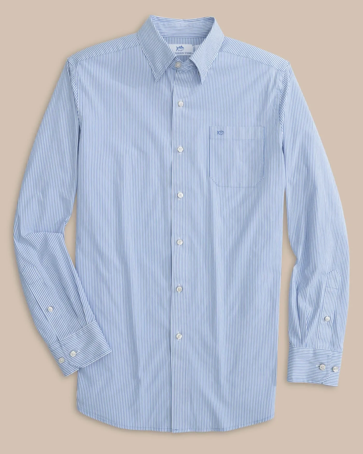 Charleston Granby Stripe Long Sleeve Sport Shirt