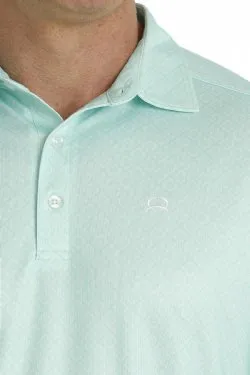 Cinch Mint Arena Flex Polo