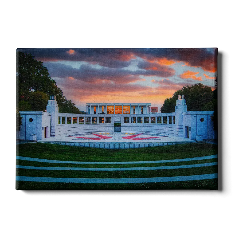 Clemson Tigers - Overlooking Cooper Library Sunset