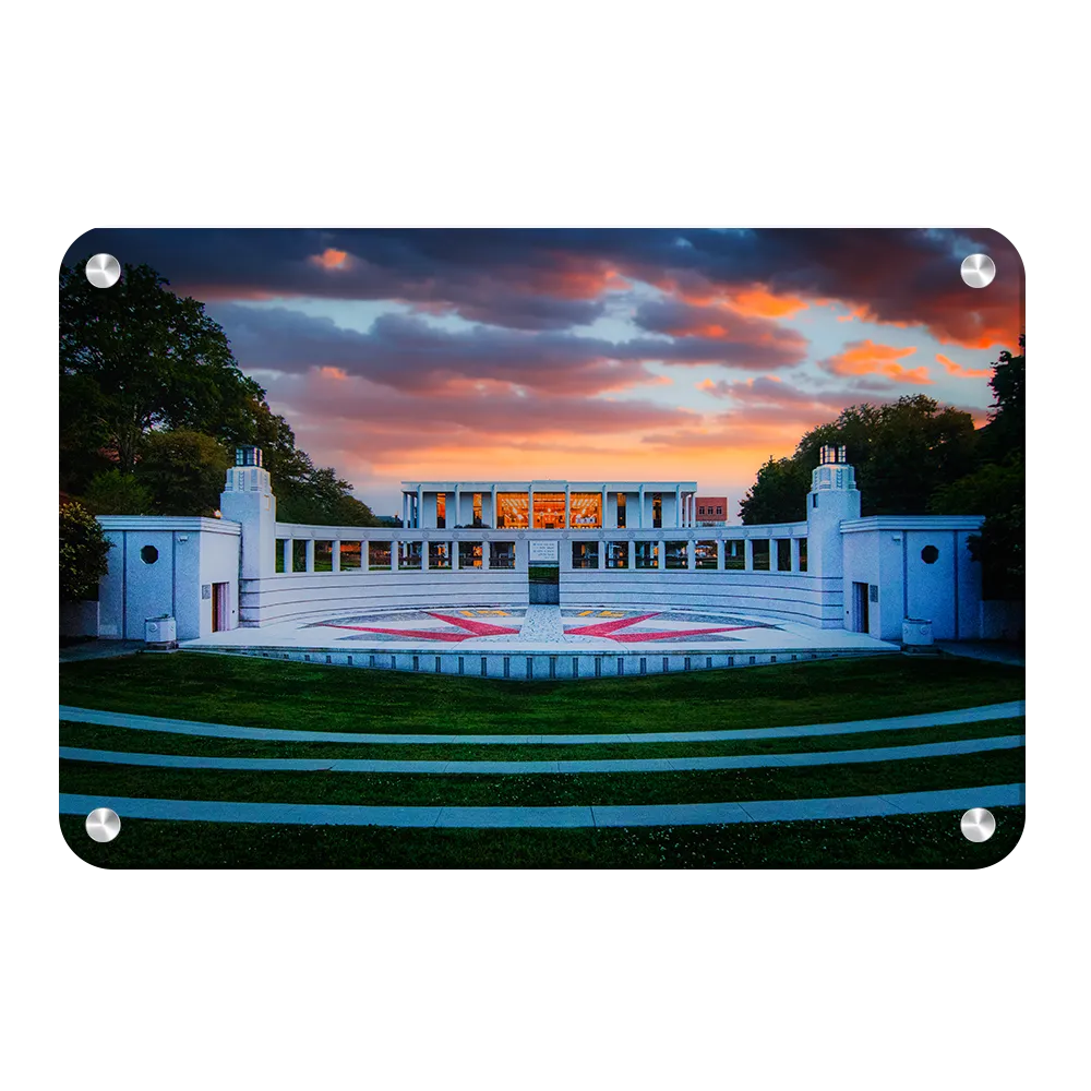 Clemson Tigers - Overlooking Cooper Library Sunset