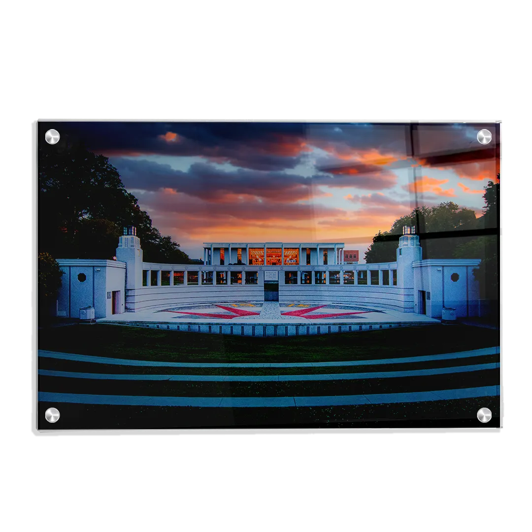 Clemson Tigers - Overlooking Cooper Library Sunset