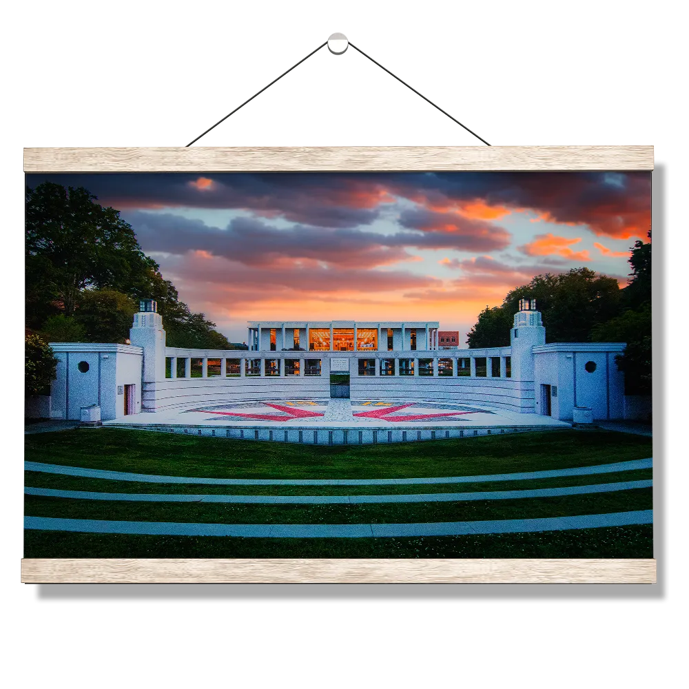 Clemson Tigers - Overlooking Cooper Library Sunset