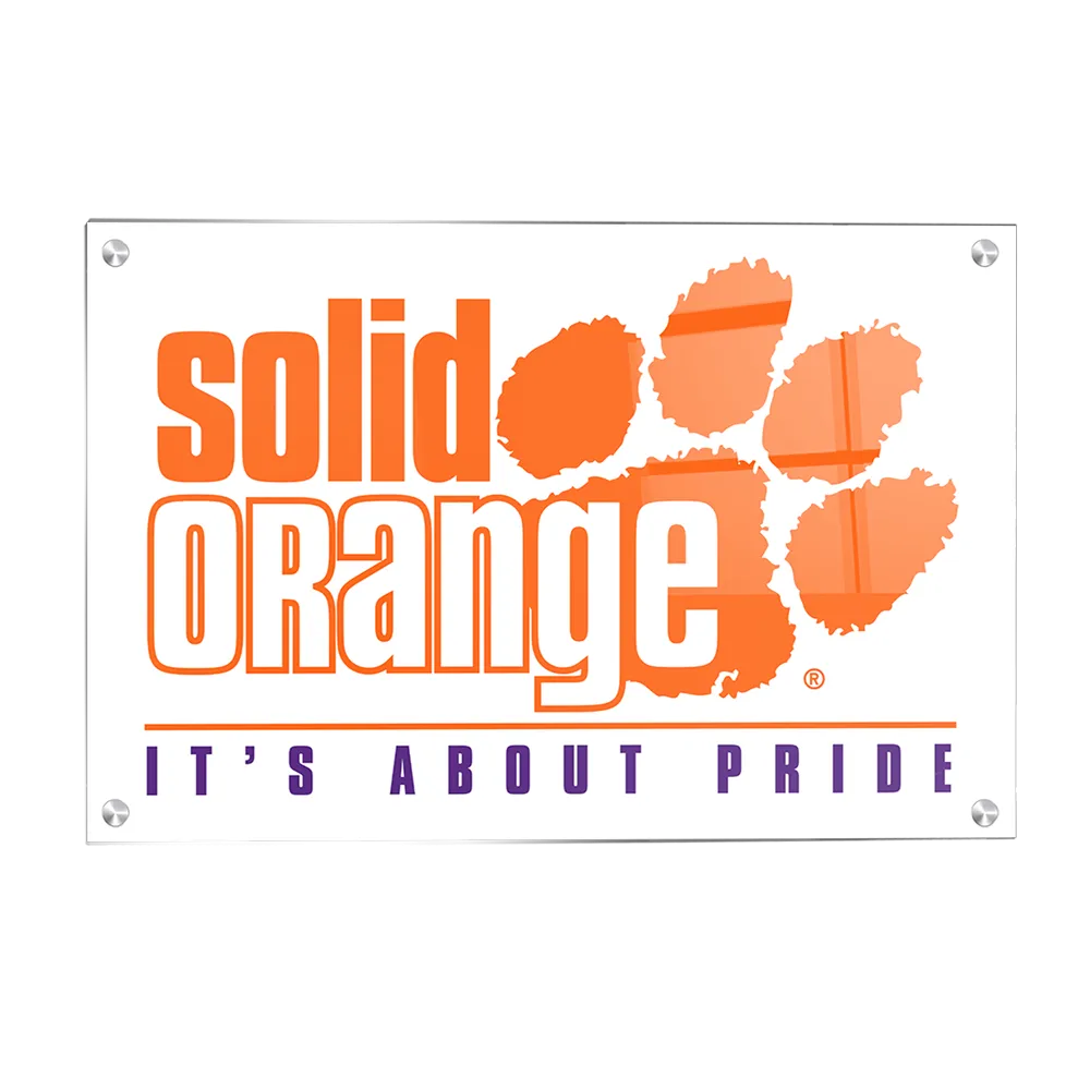 Clemson Tigers - Solid Orange It's About Pride