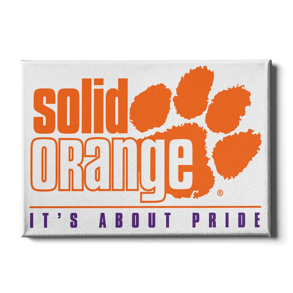 Clemson Tigers - Solid Orange It's About Pride