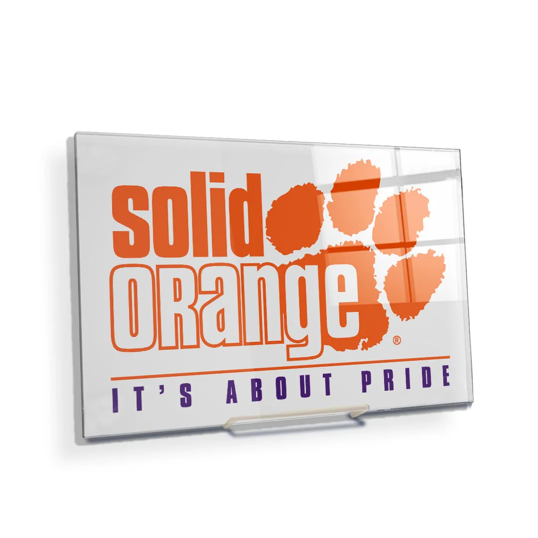 Clemson Tigers - Solid Orange It's About Pride