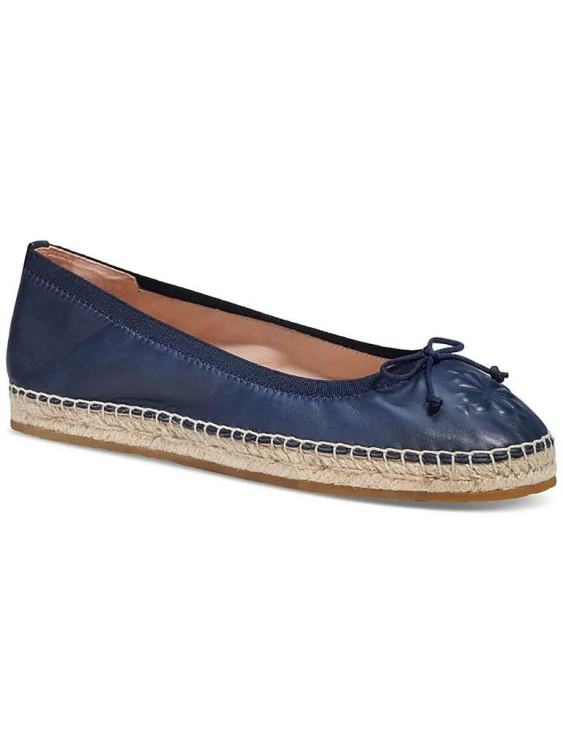 Club House Espadrille Womens Bow Leather Espadrilles