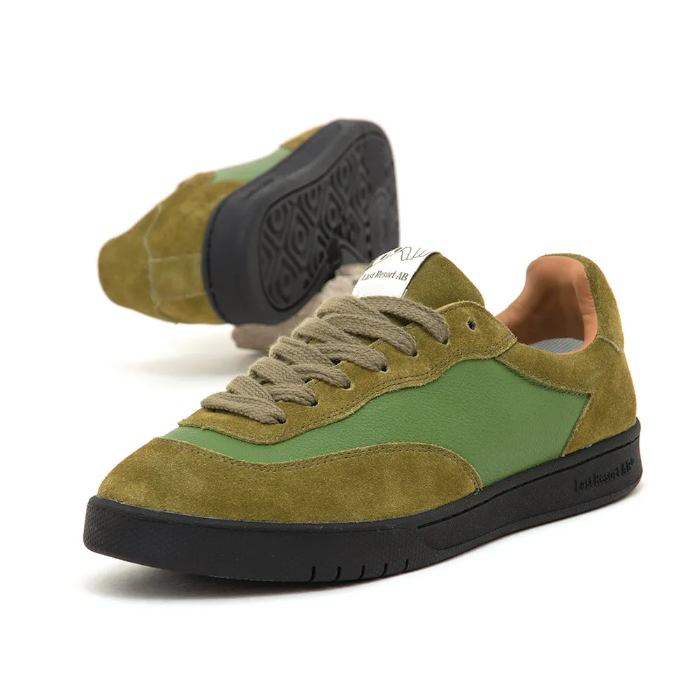 CM001 - Leather / Suede Lo (Cedar Green / Black) (S )