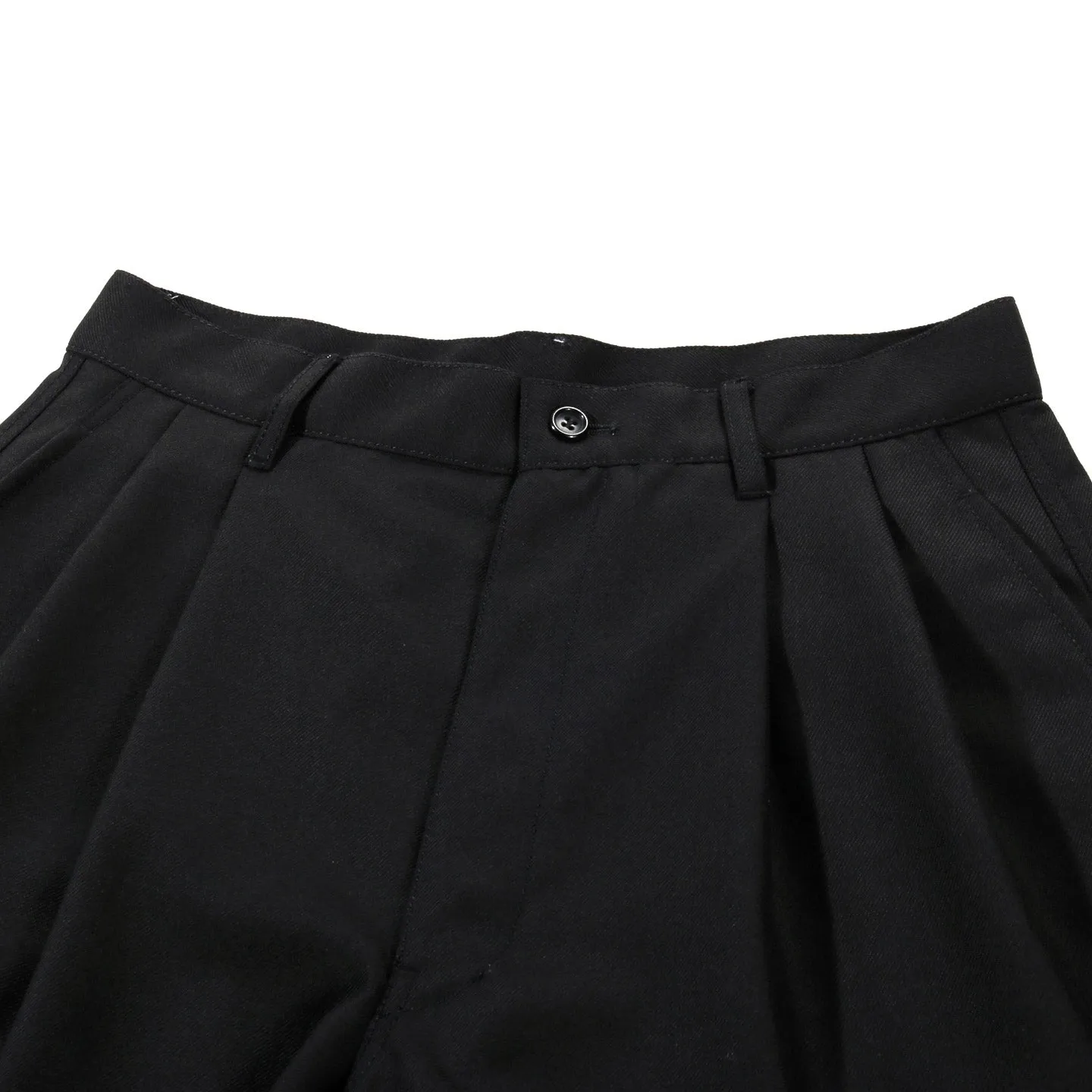 COMME DES GARCONS SHIRT P006 PLEATED SHORT BLACK