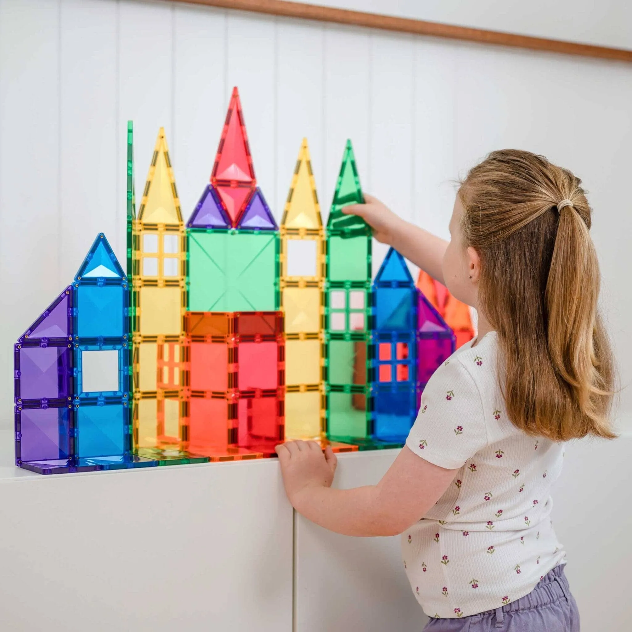 Connetix Tiles - 102 Piece Creative Pack - Rainbow