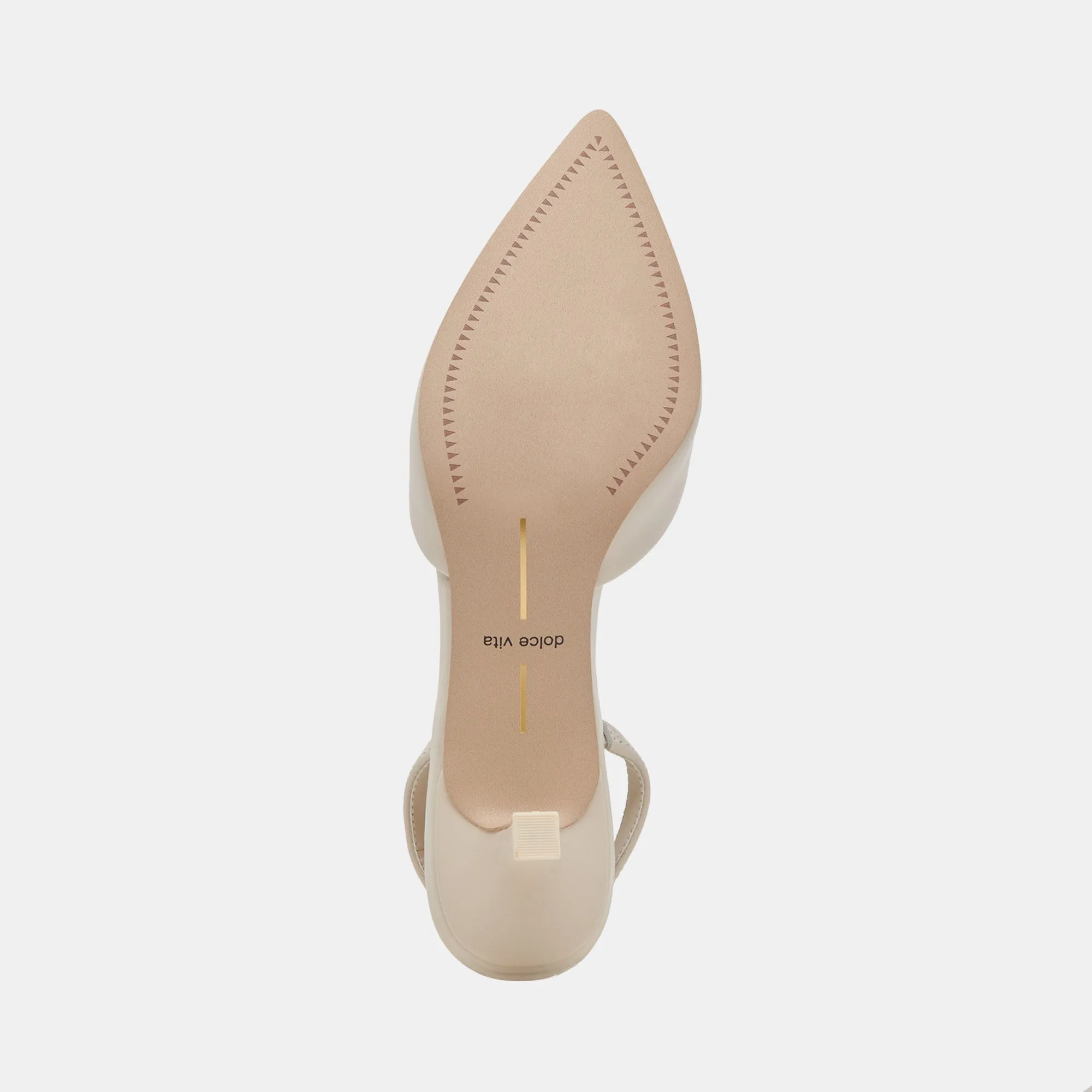 CORSA HEELS IVORY LEATHER