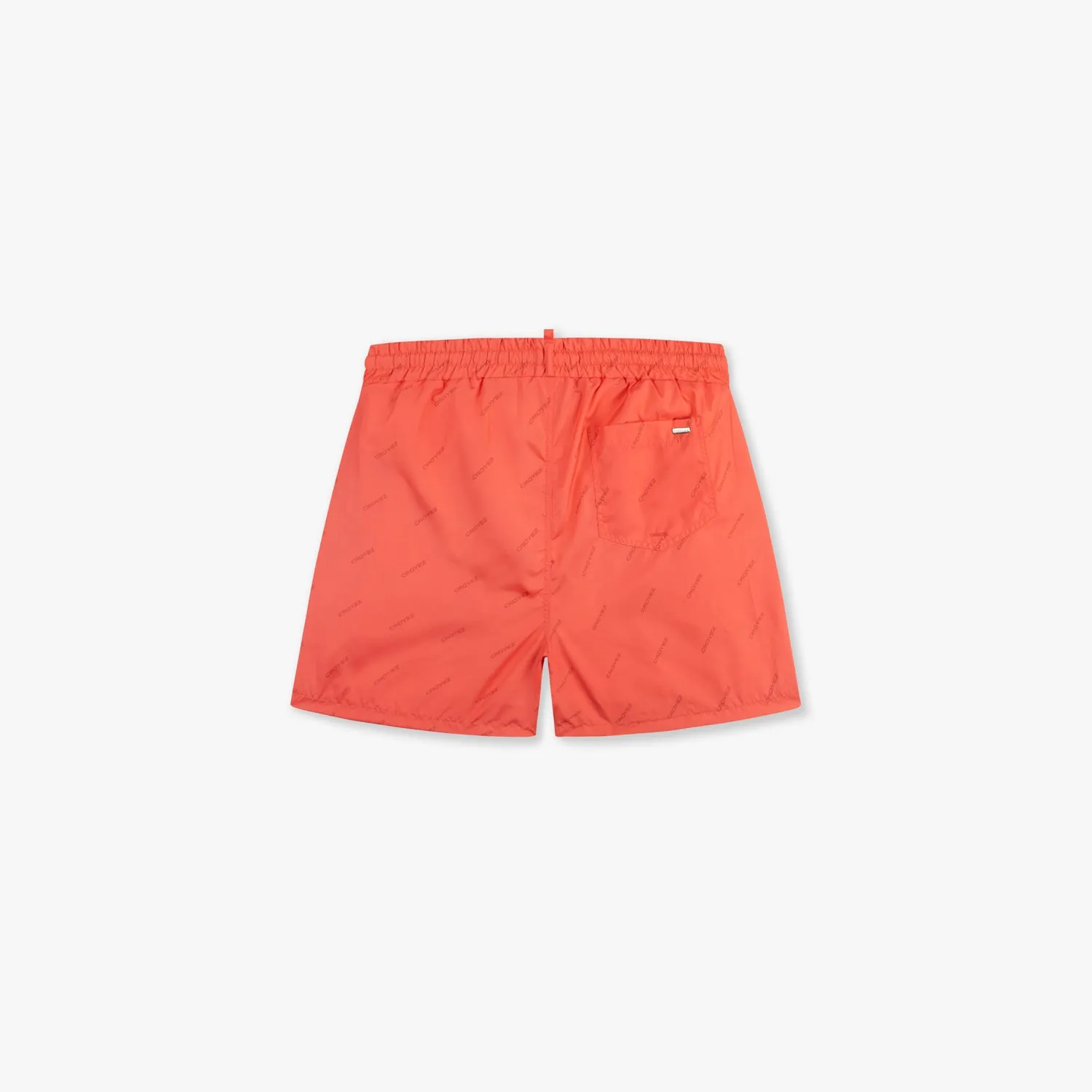 CROYEZ ALLOVER SWIM SHORTS - CORAL