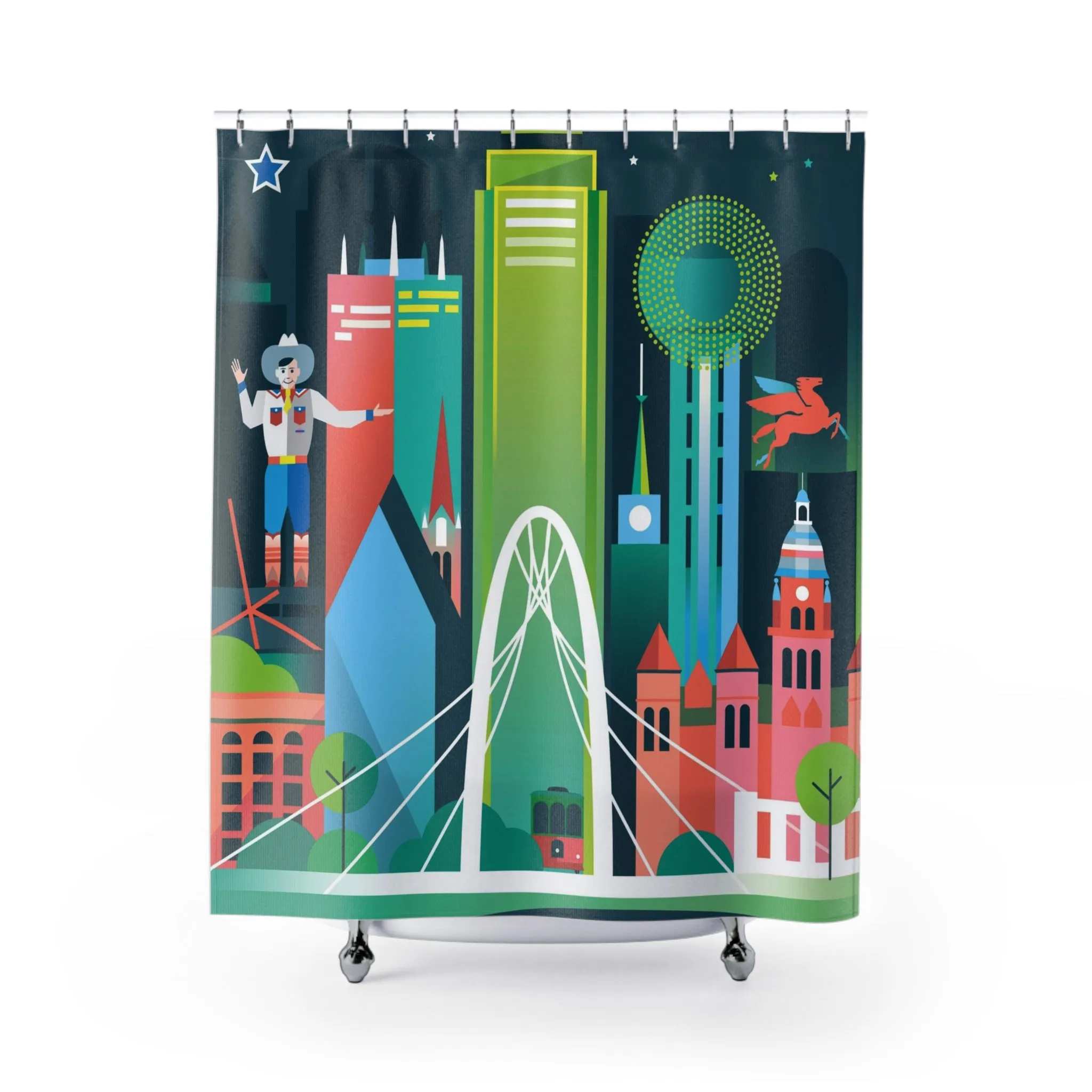 Dallas Shower Curtain