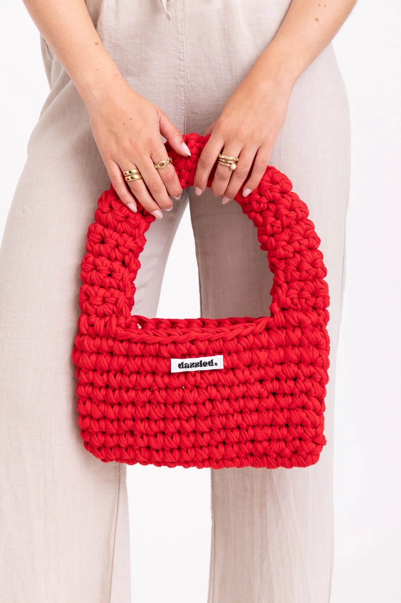 DAZZLED The Ava Bag Red