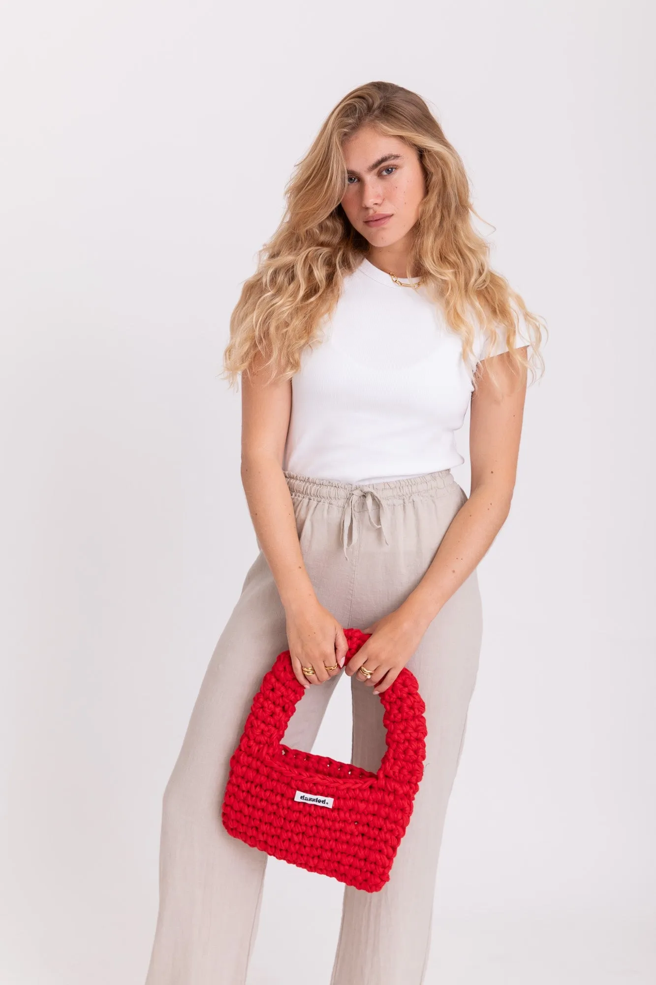 DAZZLED The Ava Bag Red