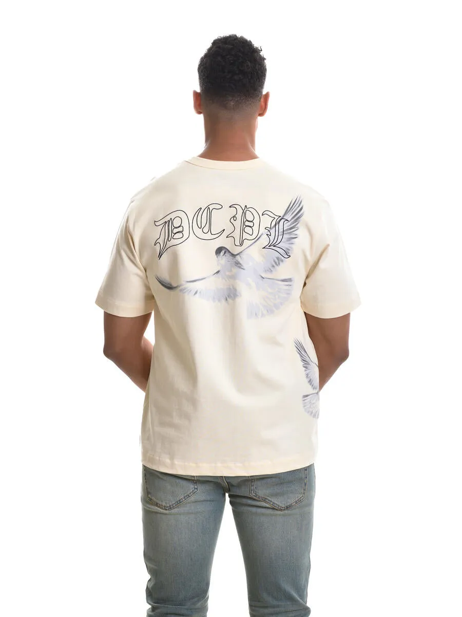 DCPL 'Two Doves' T-Shirt(Butter Milk)