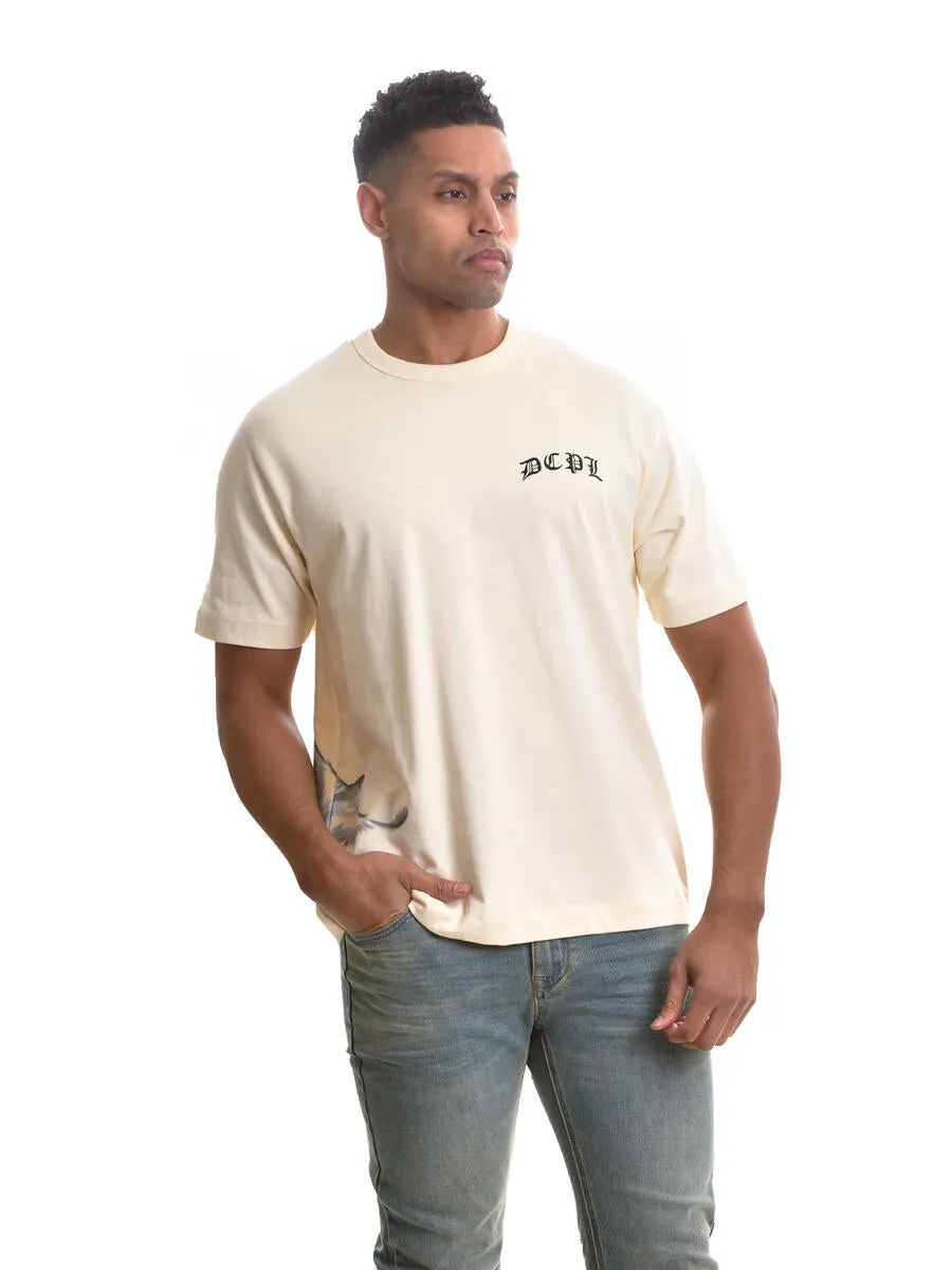 DCPL 'Two Doves' T-Shirt(Butter Milk)