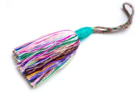 Decorative Hanging Tassel - Multicolor/Turquoise