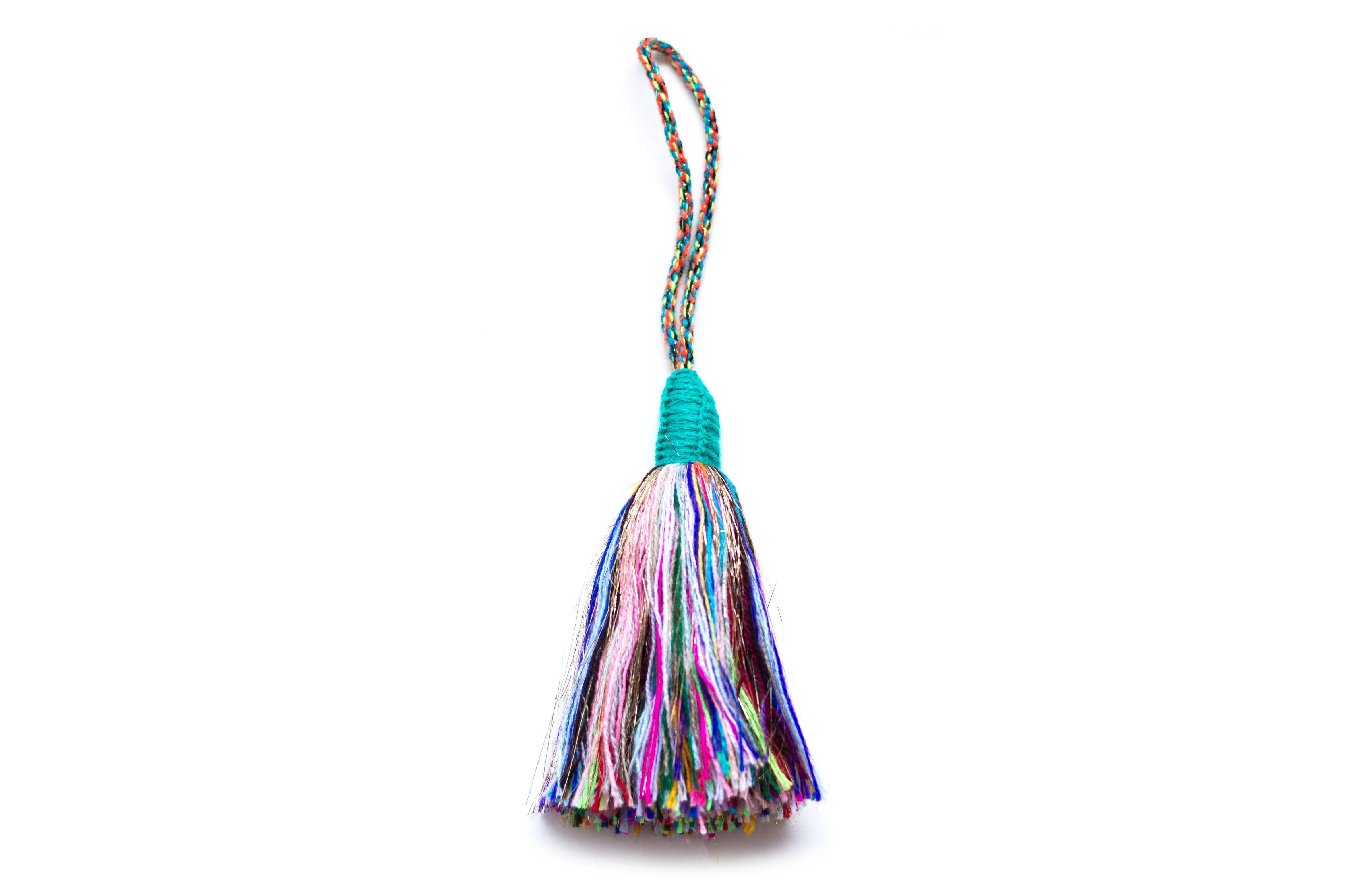 Decorative Hanging Tassel - Multicolor/Turquoise