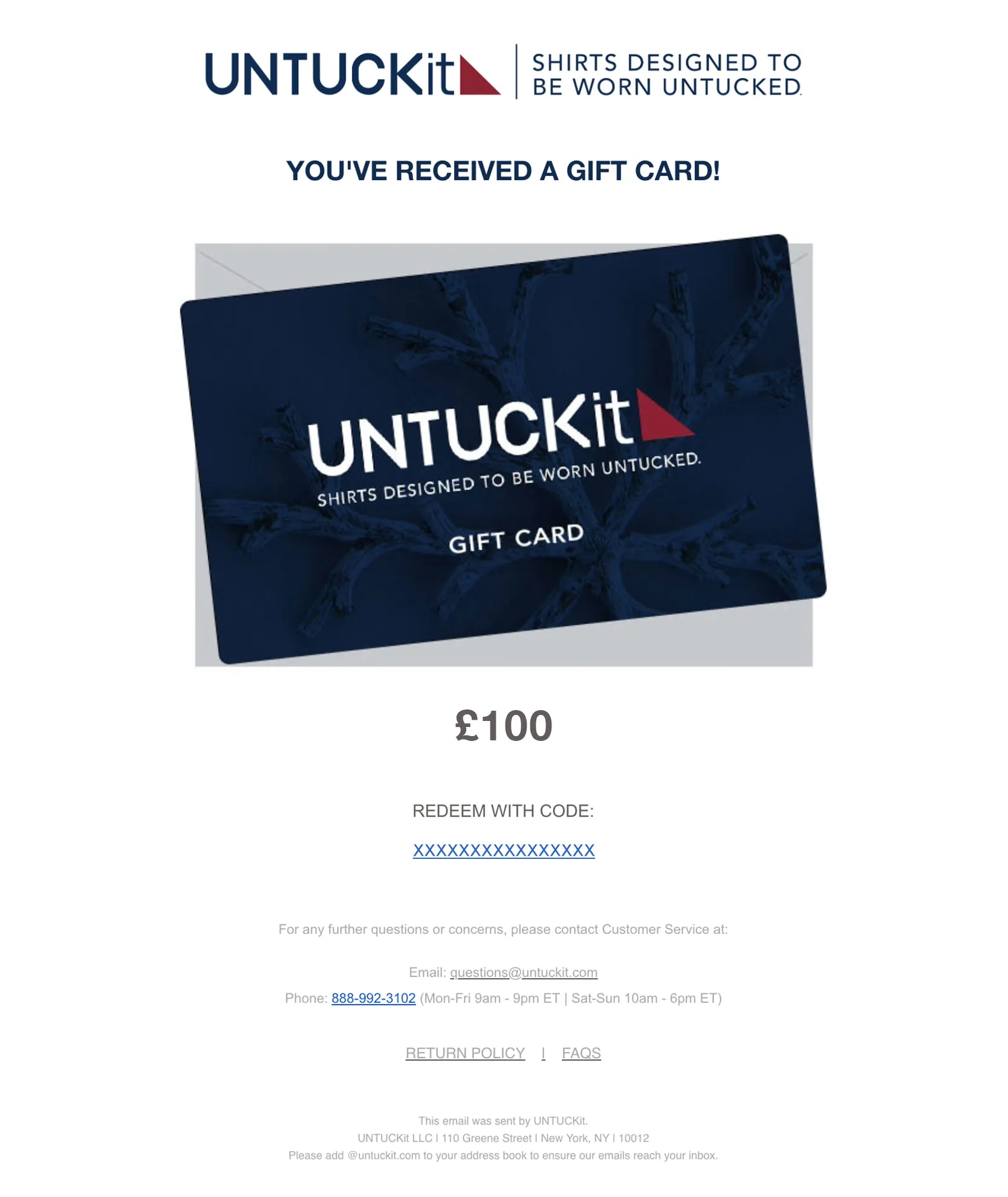 Digital Gift Card